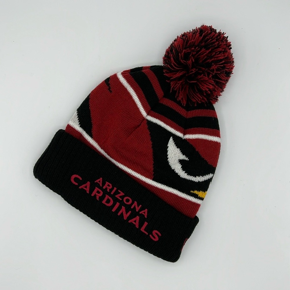 NFL Cuff Knit Hat with Pom - New Era - Cardinals